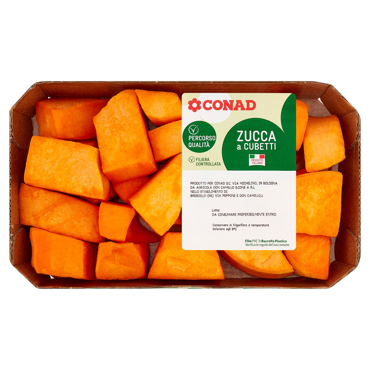 CONAD Percorso Qualità Zucca a Cubetti 400 g