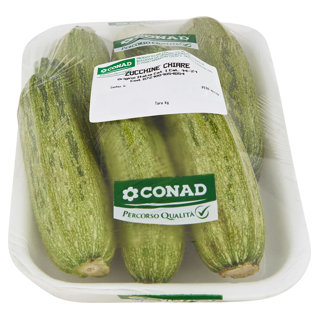 CONAD Percorso Qualità Zucchine Chiare Italia cal. 14-21