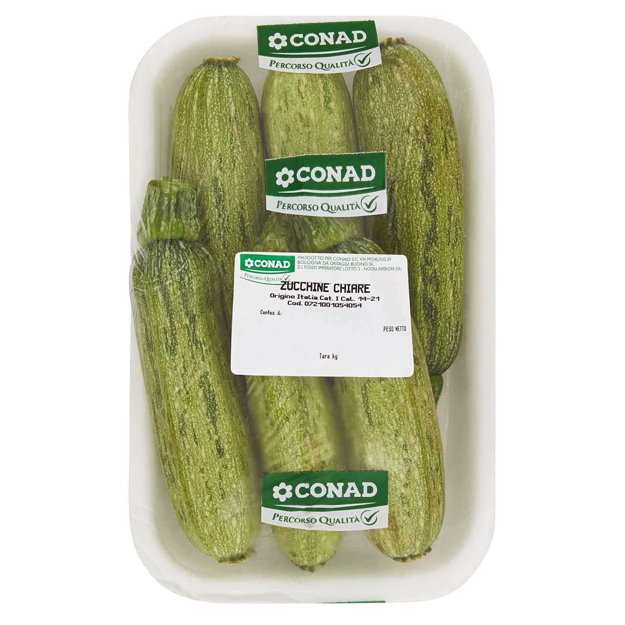 CONAD Percorso Qualità Zucchine Chiare Italia cal. 14-21