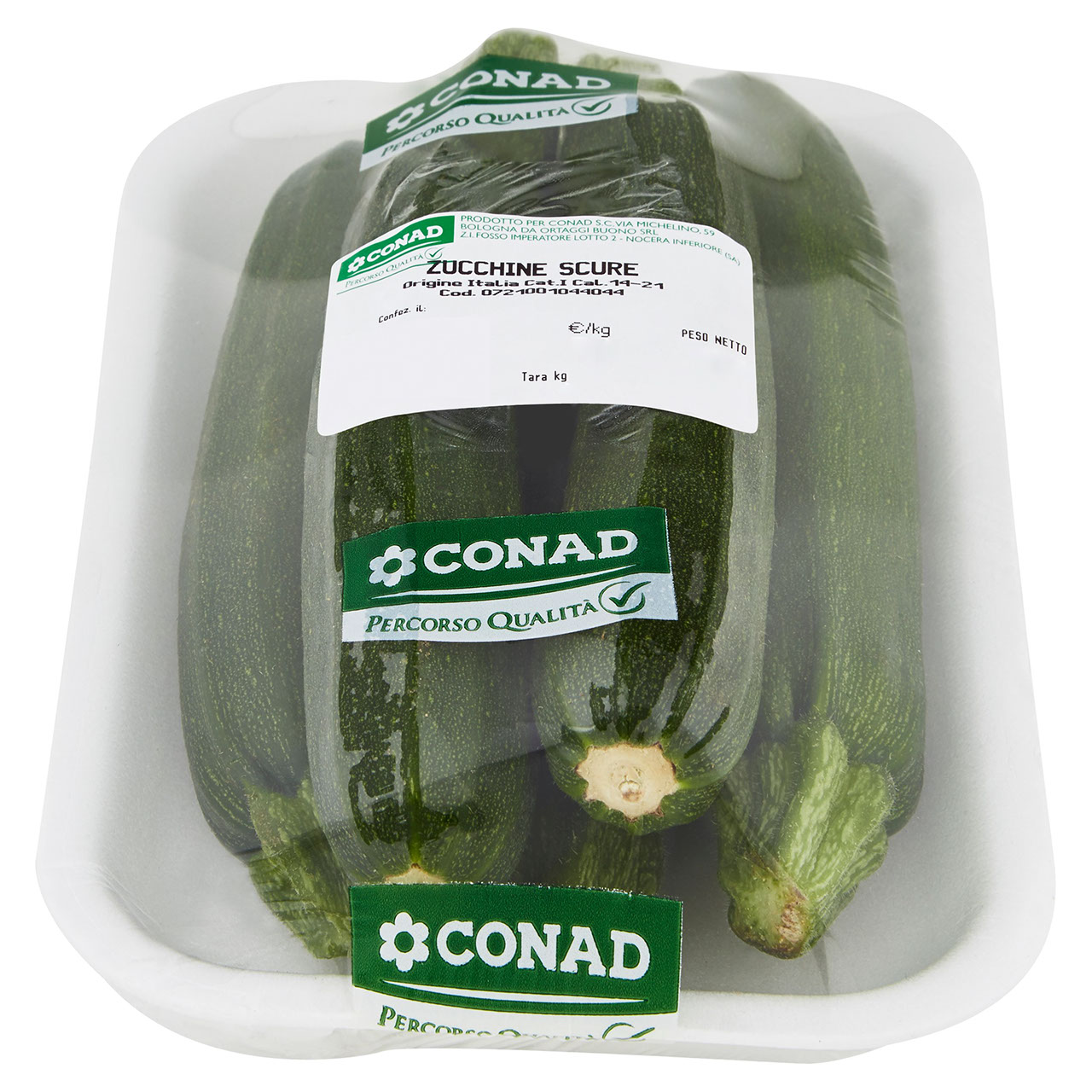 CONAD PERCORSO QUALITÀ Zucchine scure Italia cal. 14-21