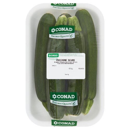 CONAD PERCORSO QUALITÀ Zucchine scure Italia cal. 14-21