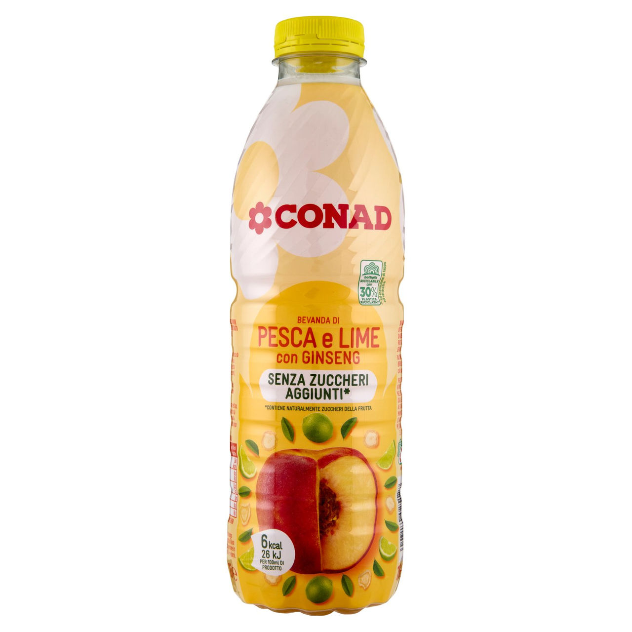 Succo di frutta Pesca Lime Ginseng 1 L Conad