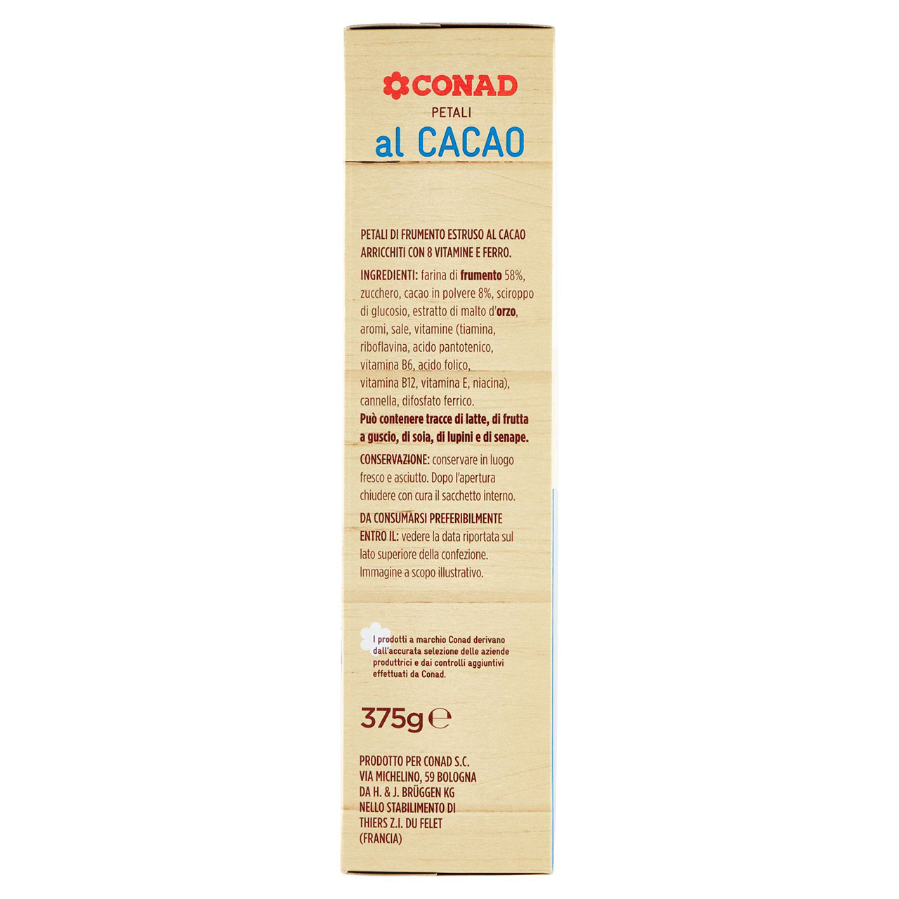 Petali al Cacao 375 g Conad in vendita online