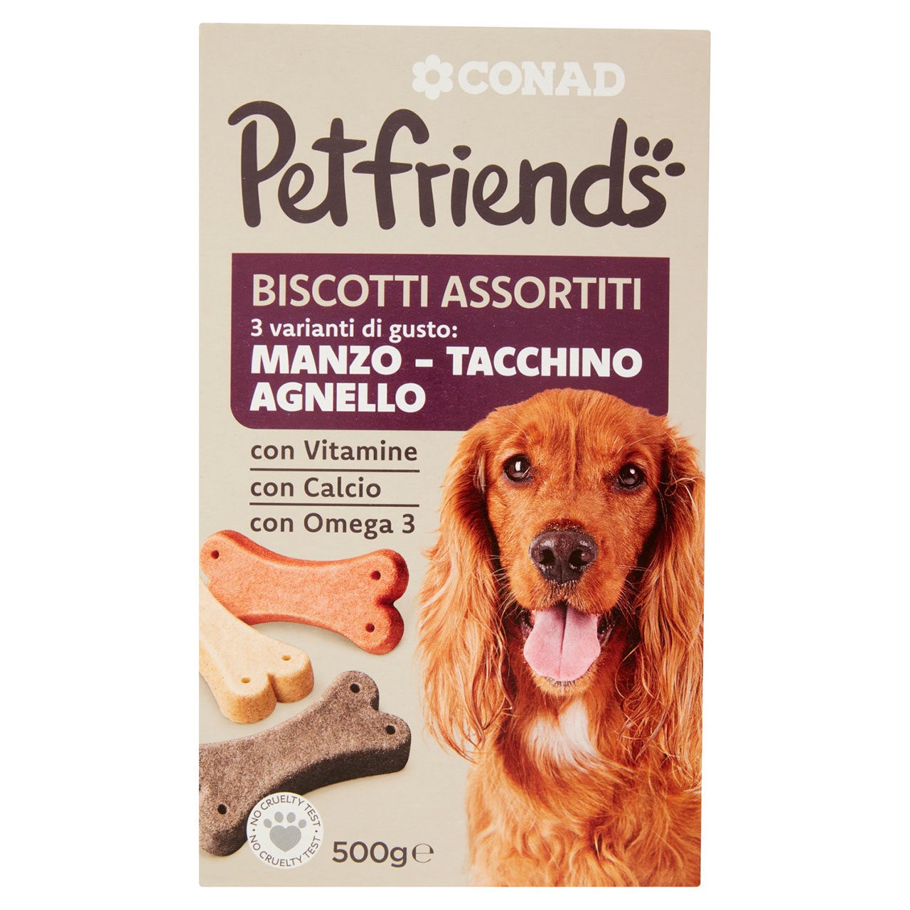 Biscotti per Cani 3 Gusti Petfriends Conad