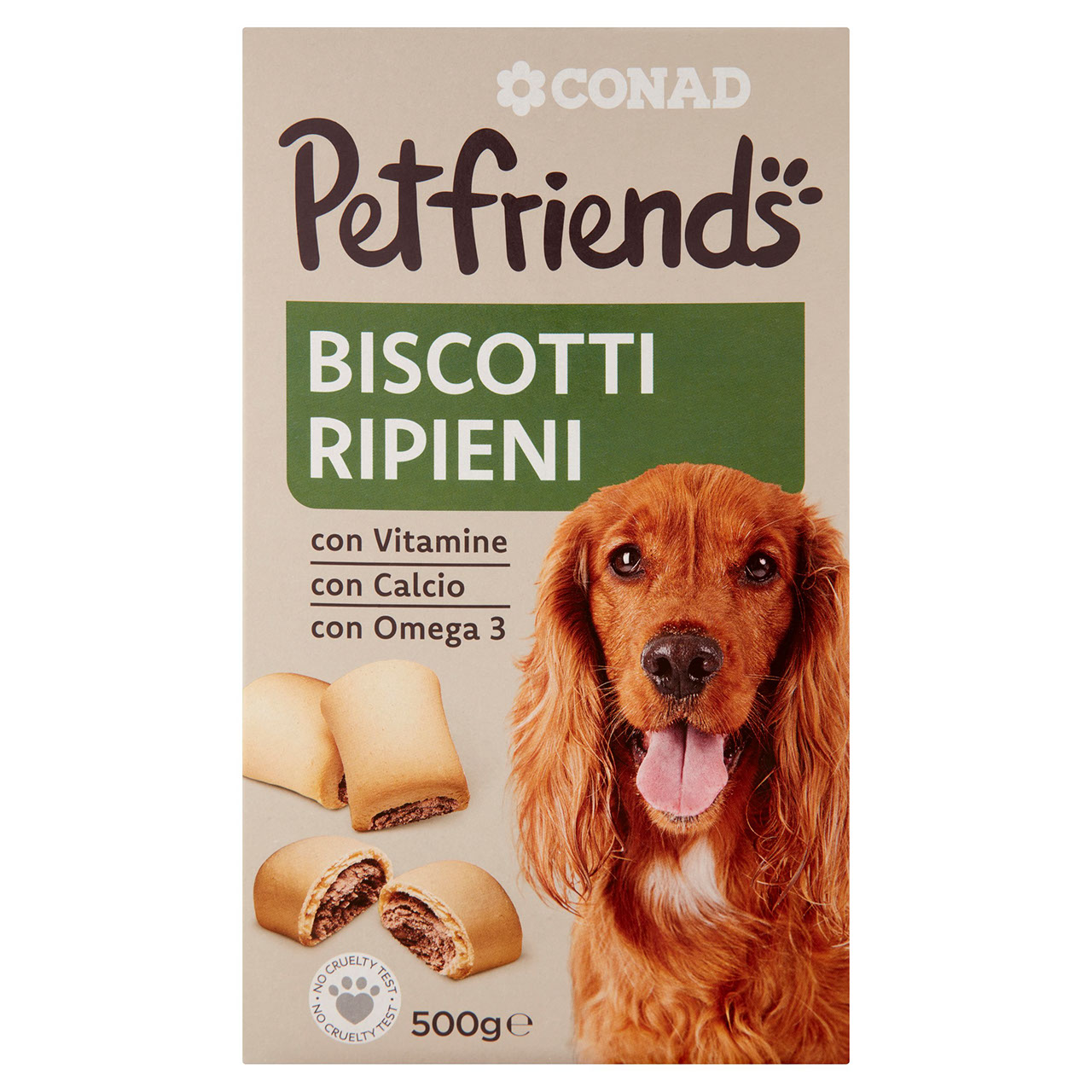 Petfriends Biscotti Ripieni 500 g Conad online