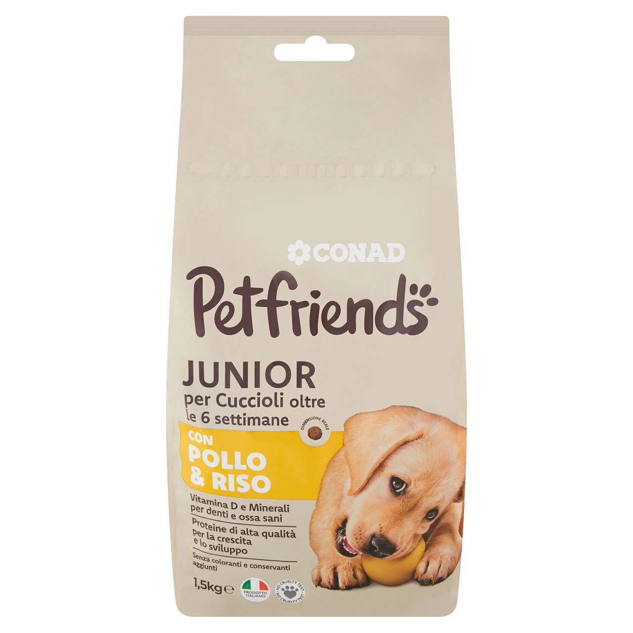 Petfriends Junior, Crocchette Pollo e Riso Conad