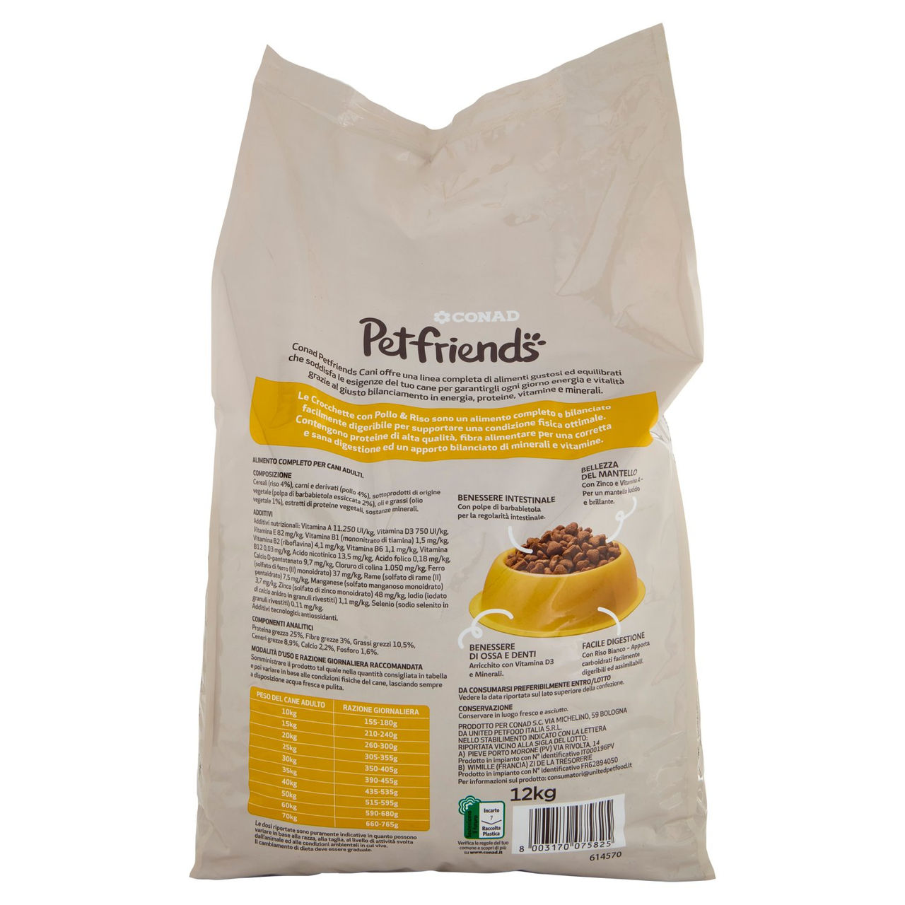 Petfriends Cani oltre 10 kg con Pollo e Riso