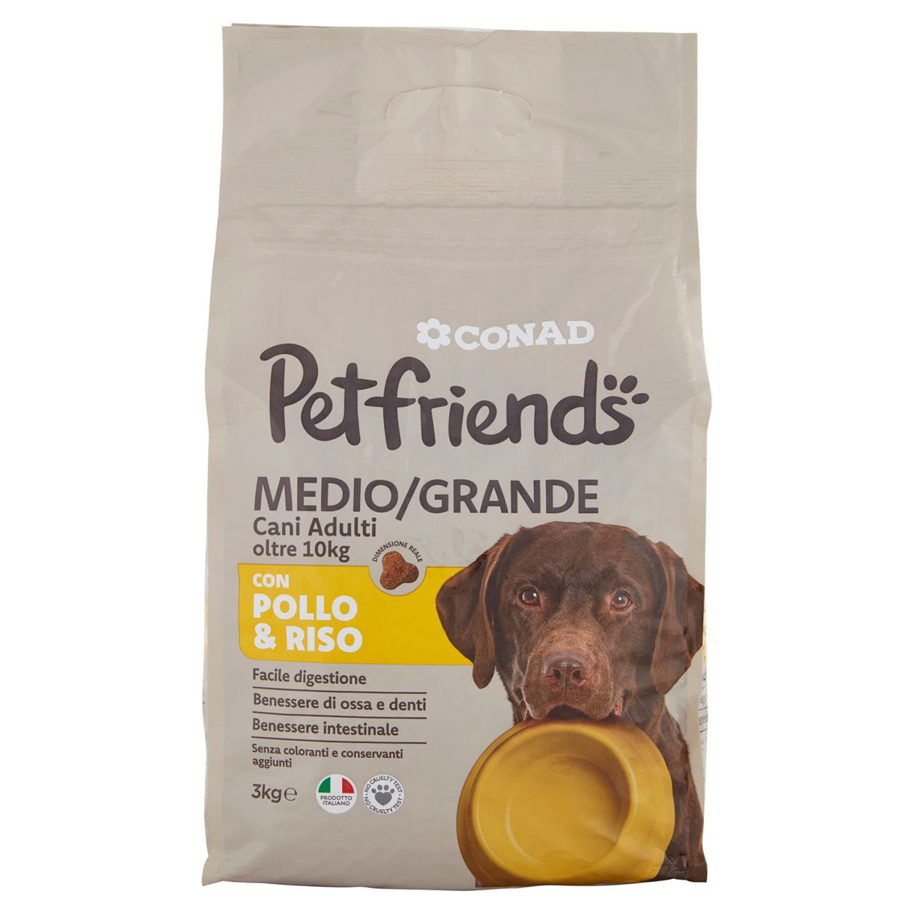 Petfriends Cani Adulti oltre 10 kg Pollo & Riso