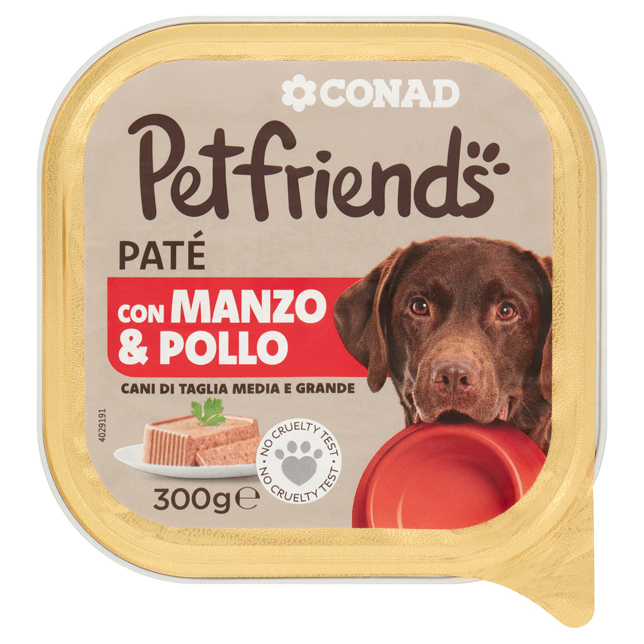 Petfriends Patè Manzo e Pollo 300 g Conad online