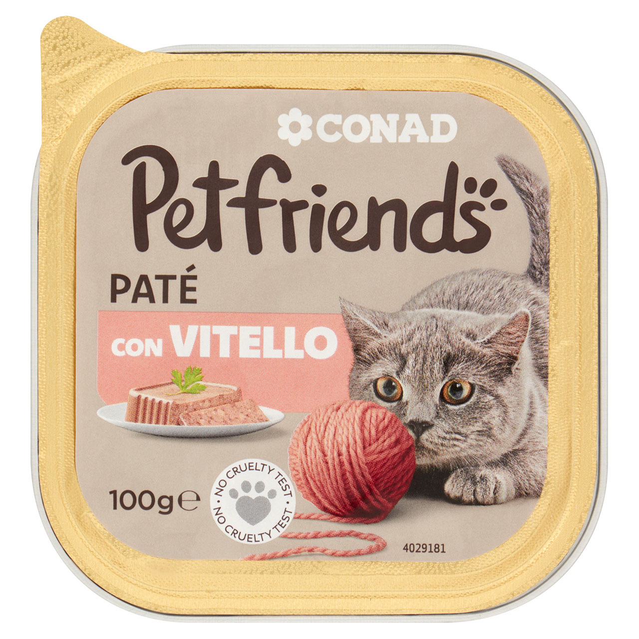 Petfriends Patè con Vitello 100 g Conad