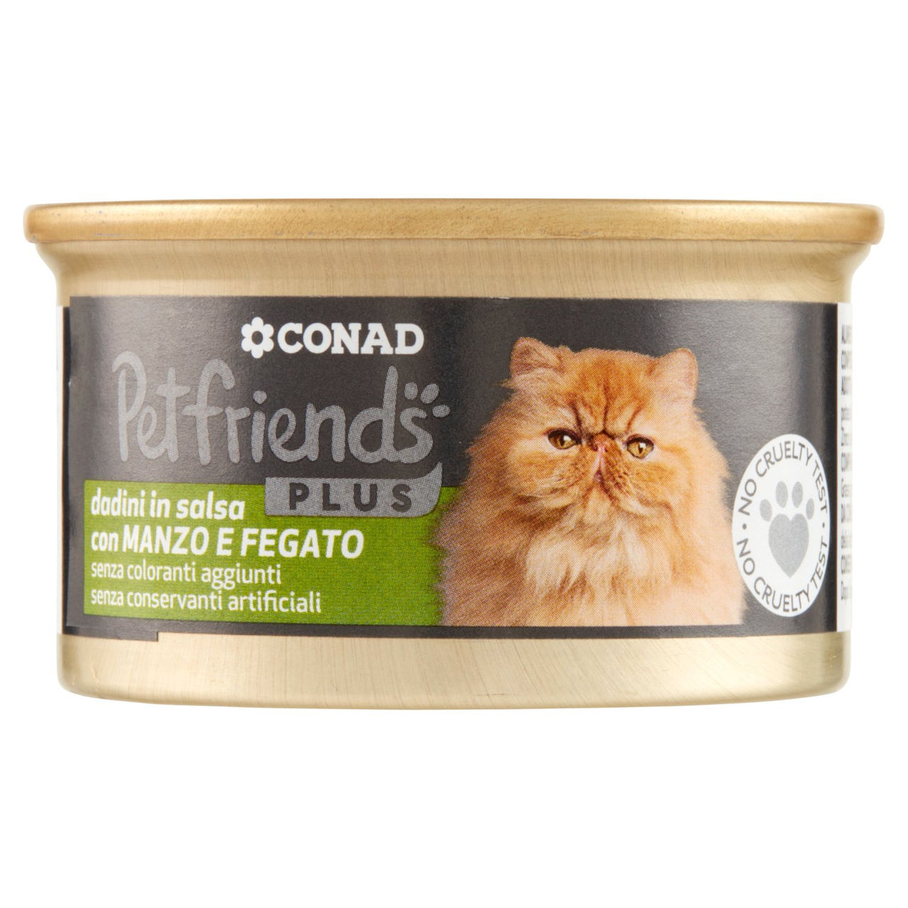 CONAD Petfriends Plus Dadini in salsa con Manzo e Fegato 85 g