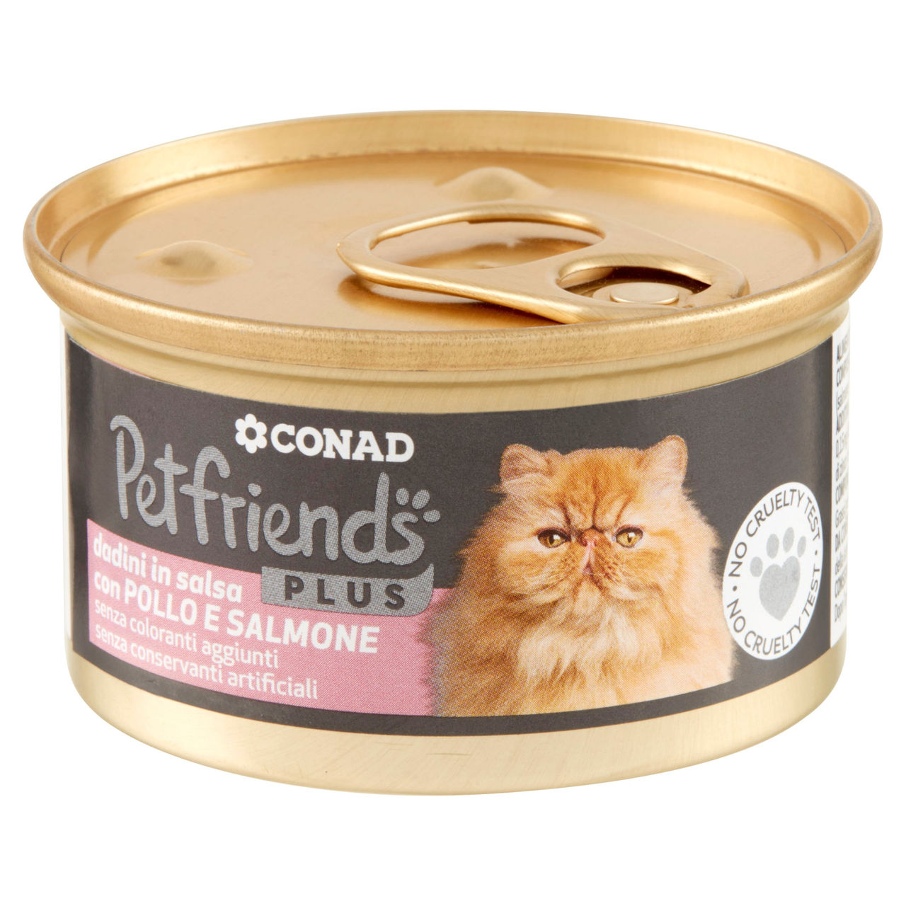 CONAD Petfriends Plus Dadini in salsa con Pollo e Salmone 85 g