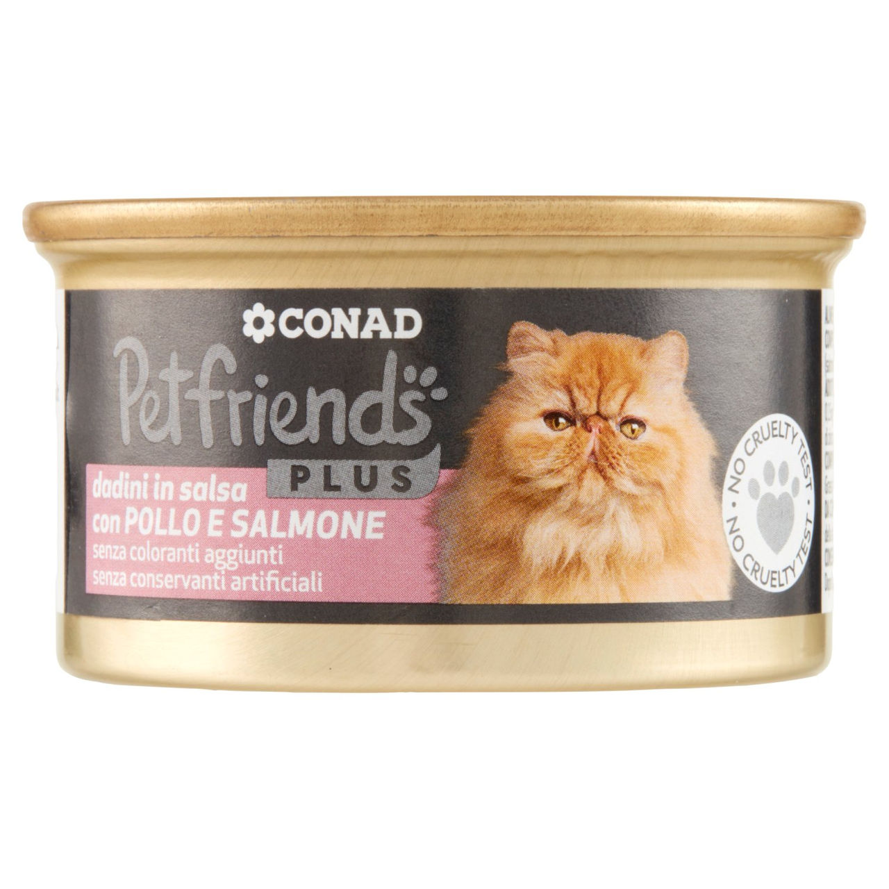 CONAD Petfriends Plus Dadini in salsa con Pollo e Salmone 85 g