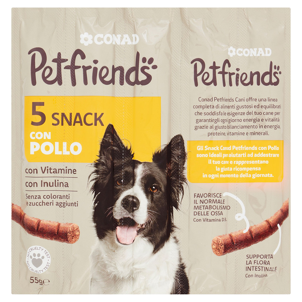 Petfriends Snack con Pollo 5 x 11 g online