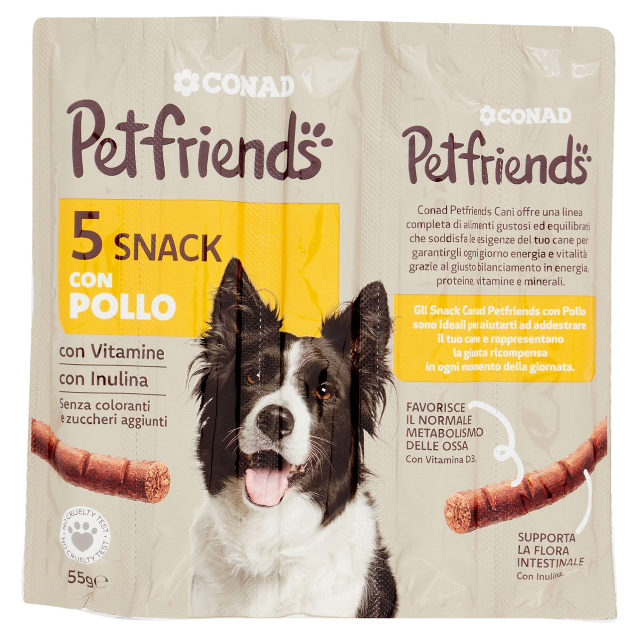 Petfriends Snack con Pollo 5 x 11 g online
