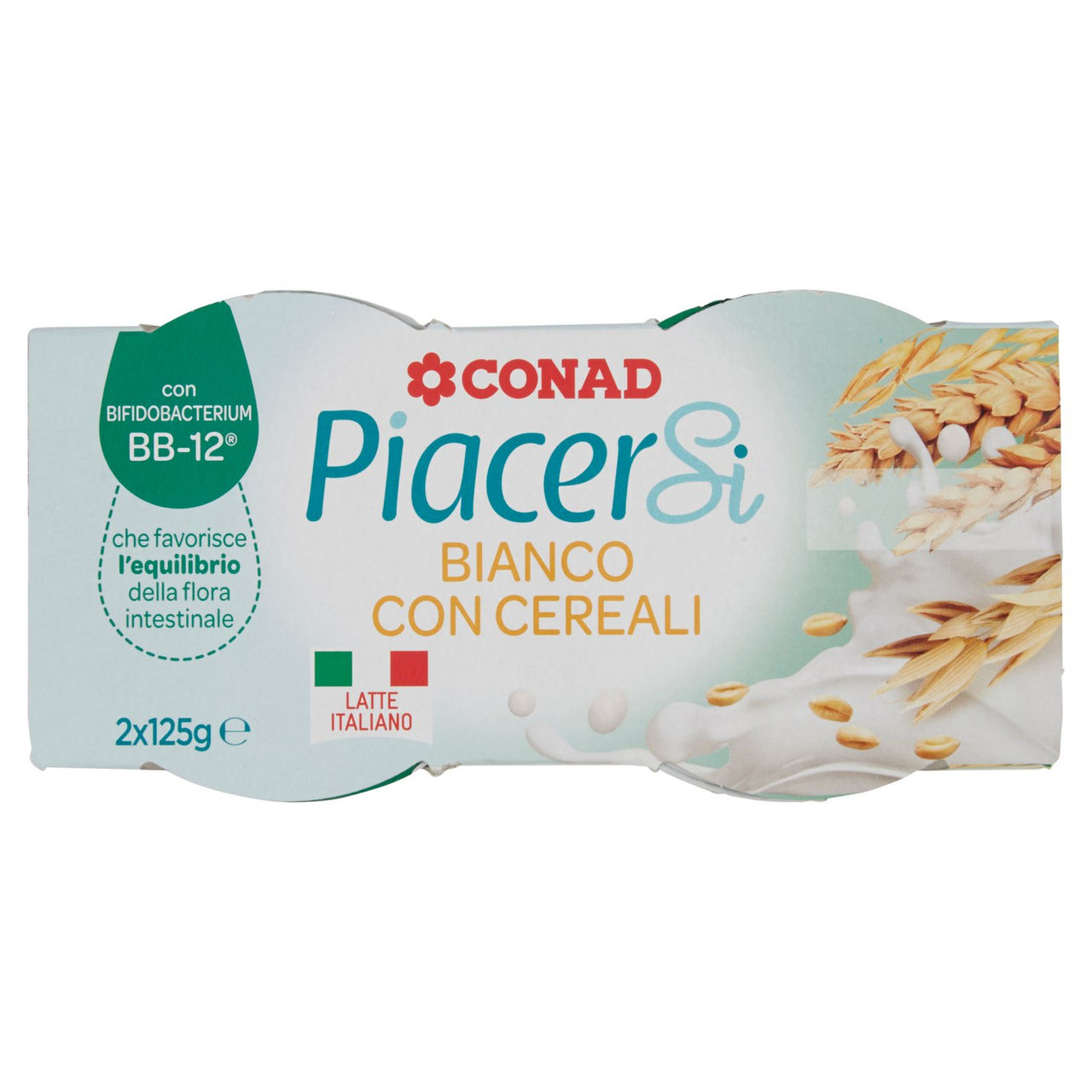 Bianco con Cereali 2x125 g Conad in vendita online