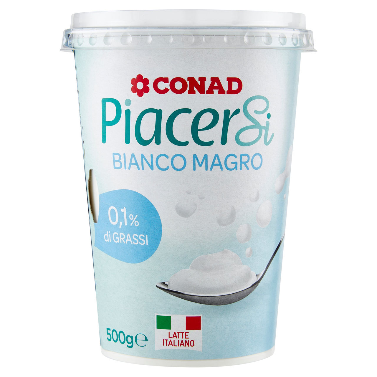 Yogurt Bianco Magro 0,1% di Grassi 500 g Conad