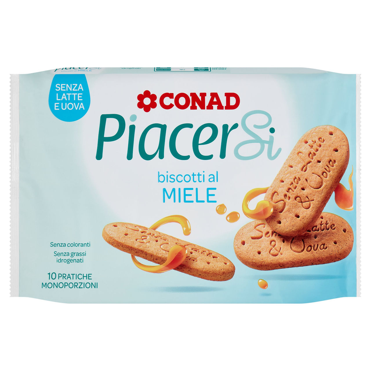 Biscotti al Miele 10 Pratiche Monoporzioni 300 g Conad