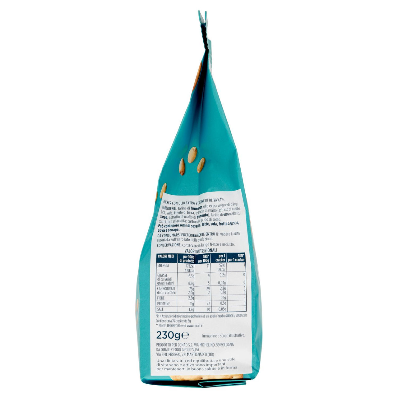 Cracker Leggeri 230 g Conad in vendita online