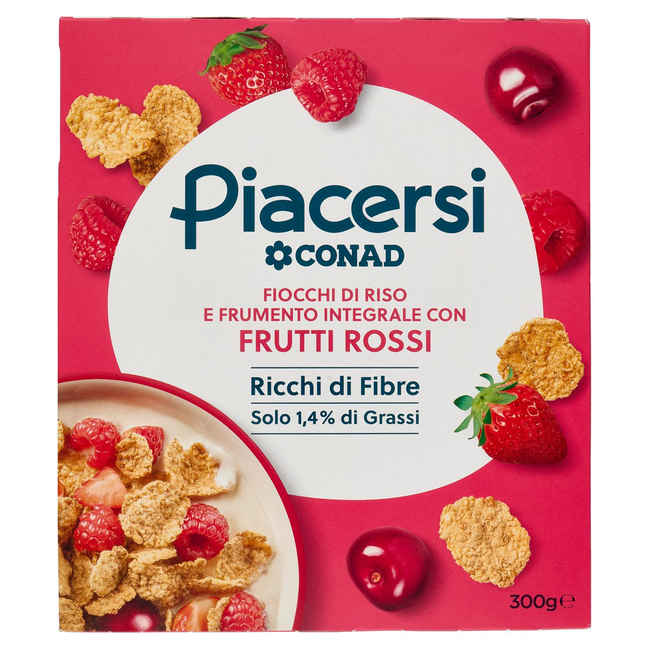 Fiocchi di Riso e Frumento con Frutti Rossi Conad