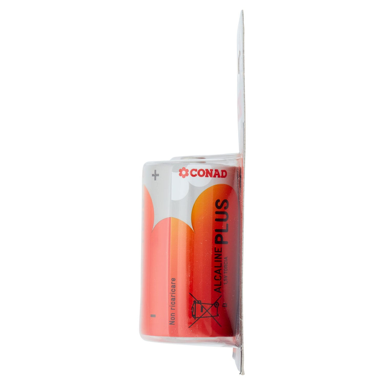 CONAD Pile Alcaline Plus Torcia 1,5V 2 pz