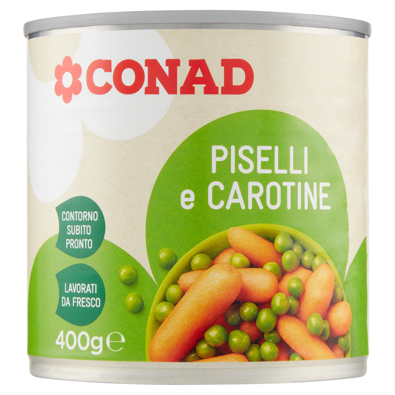 Piselli e Carotine 400 g Conad in vendita online