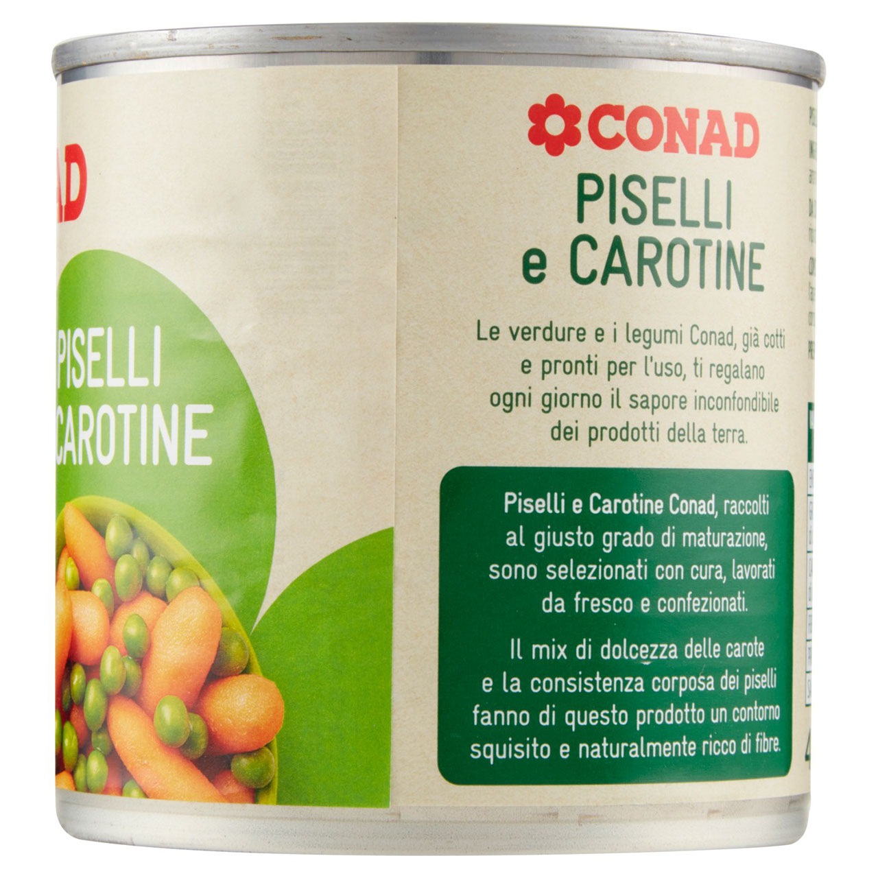 Piselli e Carotine 400 g Conad in vendita online