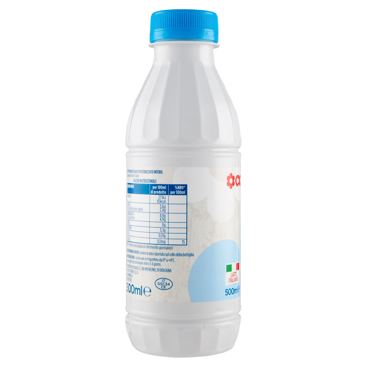 CONAD Più Tempo Microfiltrato Pastorizzato Intero 500 ml