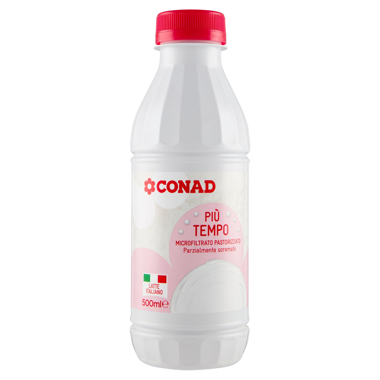 CONAD Più Tempo Microfiltrato Pastorizzato Parzialmente scremato 500 ml