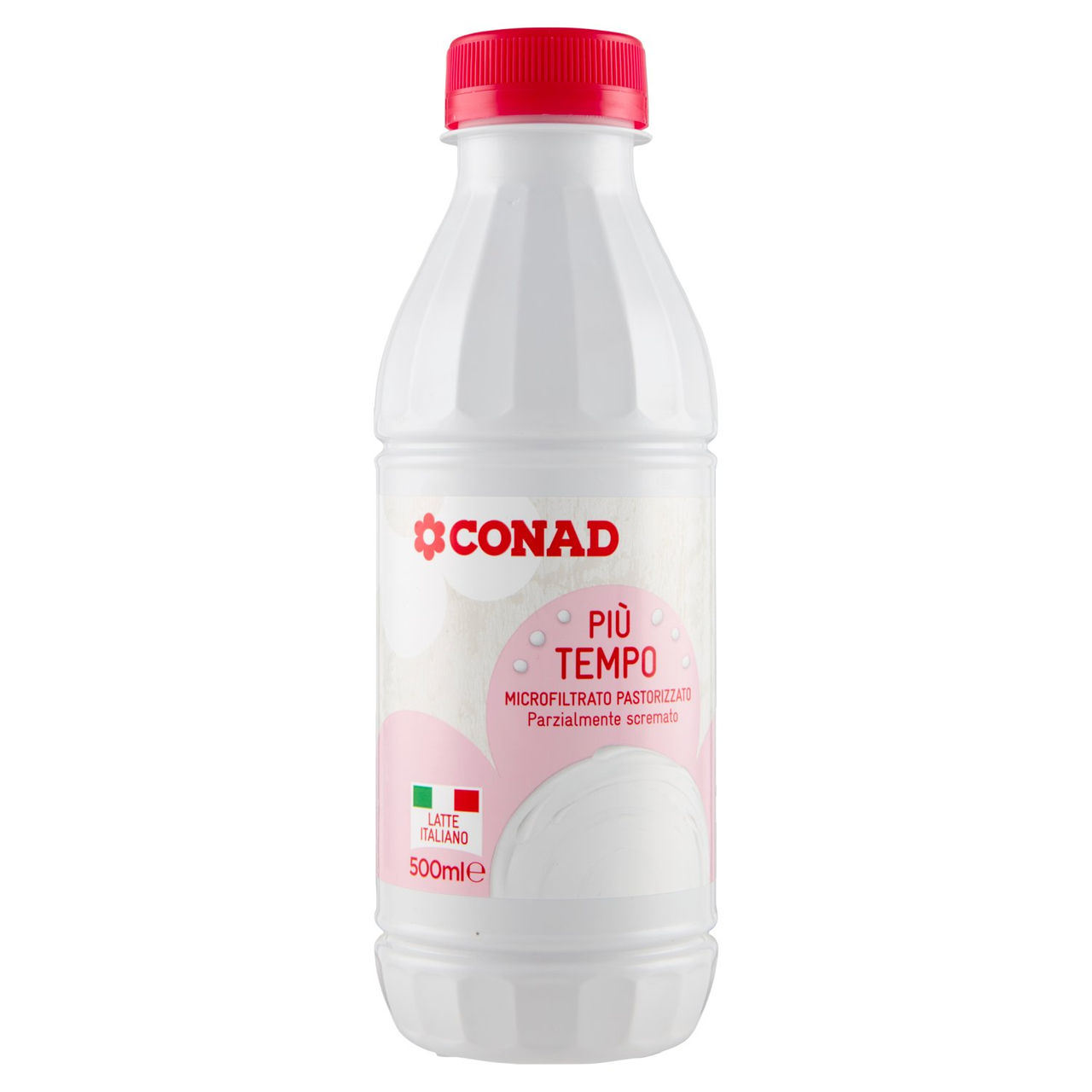 CONAD Più Tempo Microfiltrato Pastorizzato Parzialmente scremato 500 ml