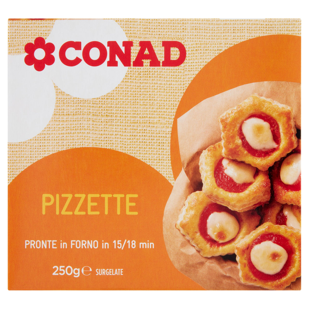 Pizzette Surgelate 250 g Conad