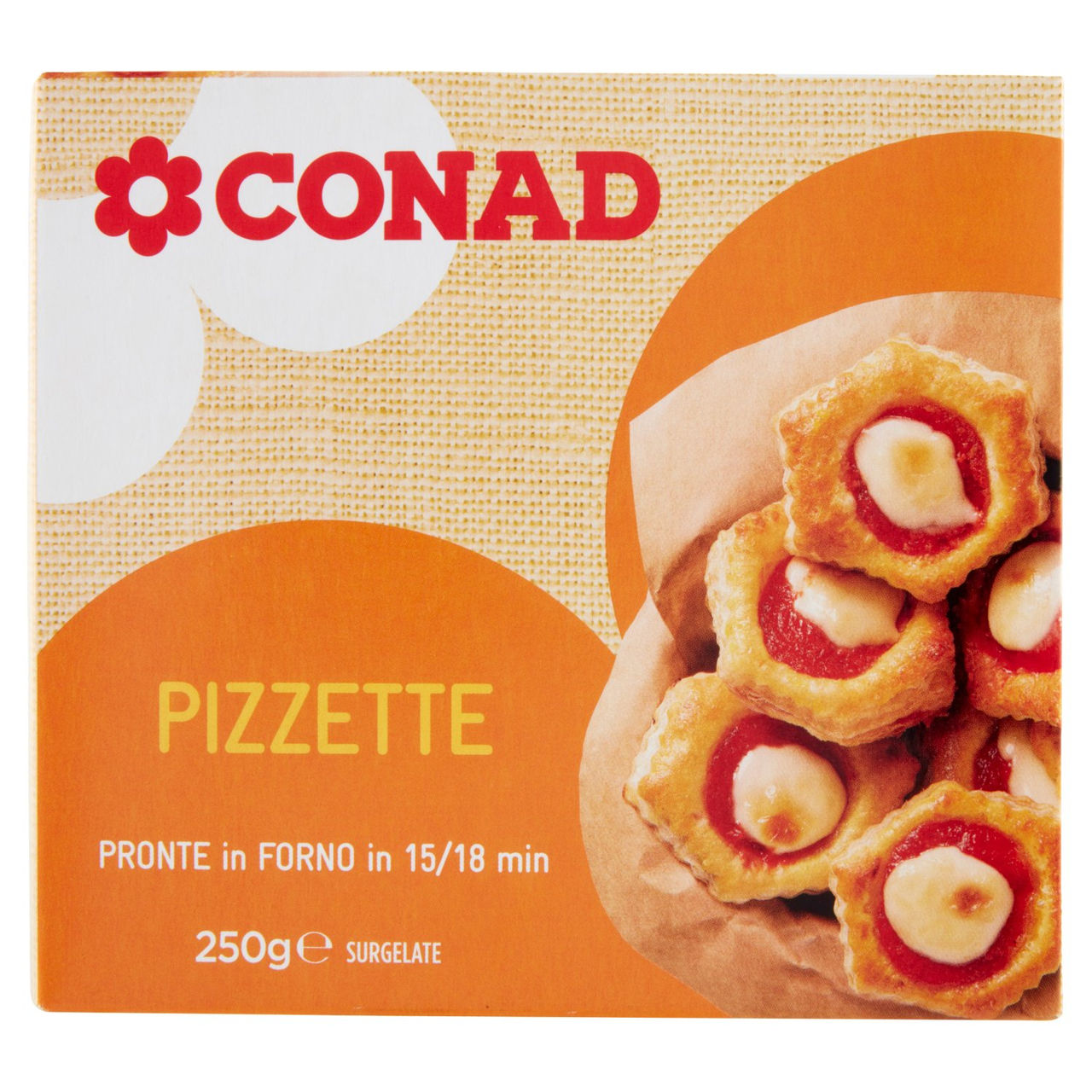 Pizzette Surgelate 250 g Conad