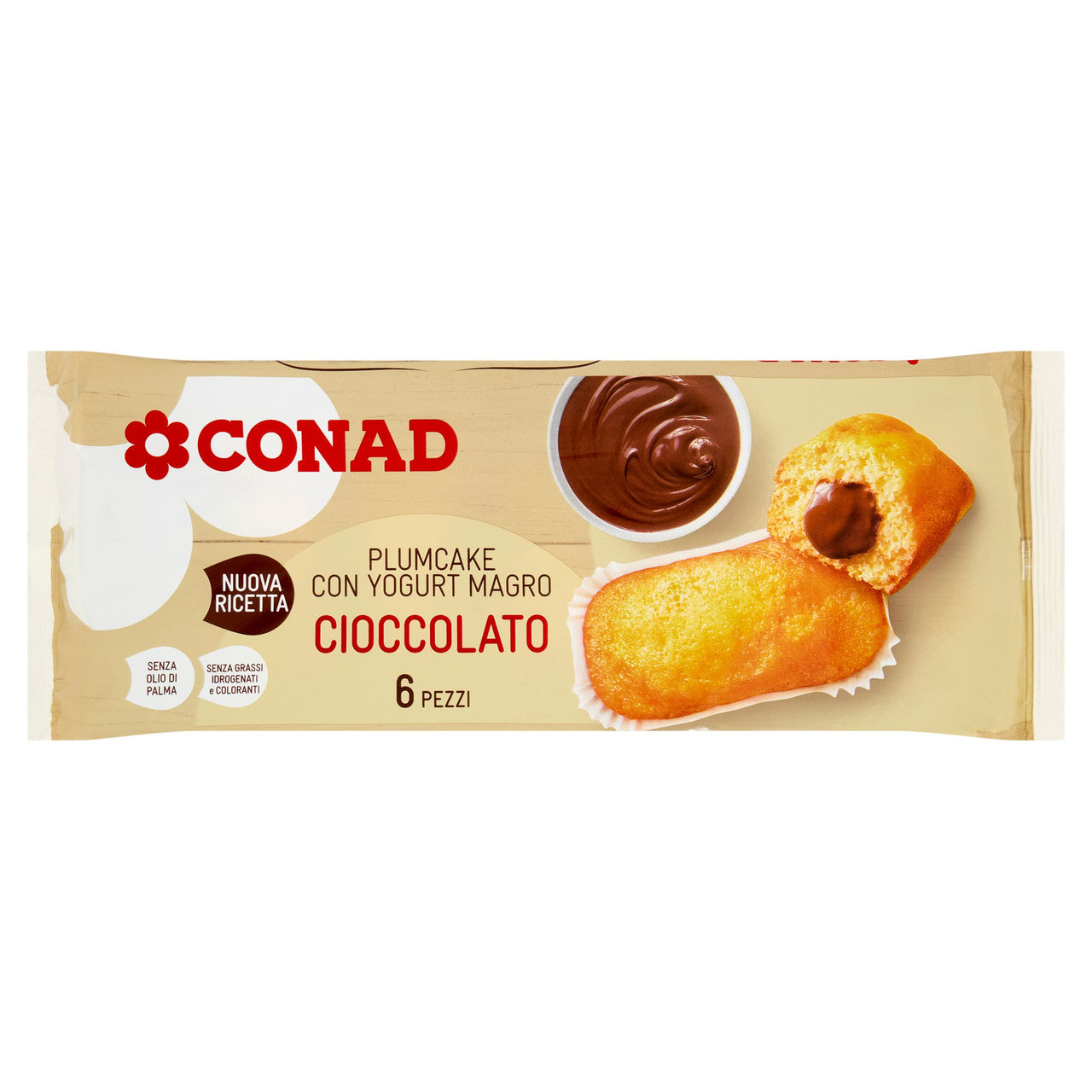 Plumcake con Yogurt Magro e Cioccolato 228 g Conad