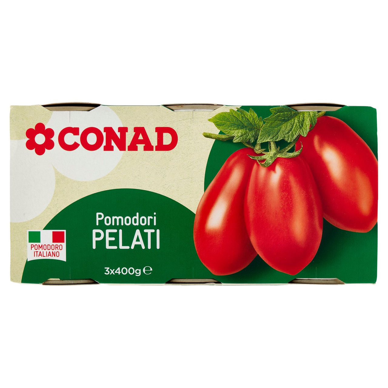 Pomodori Pelati 3 x 400 g Conad in vendita online