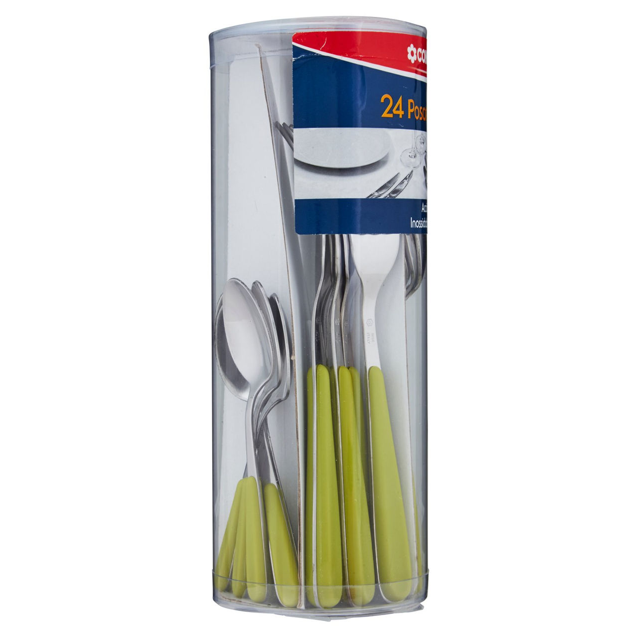 CONAD Posate Acciaio Inossidabile Manico in ABS 24 pz