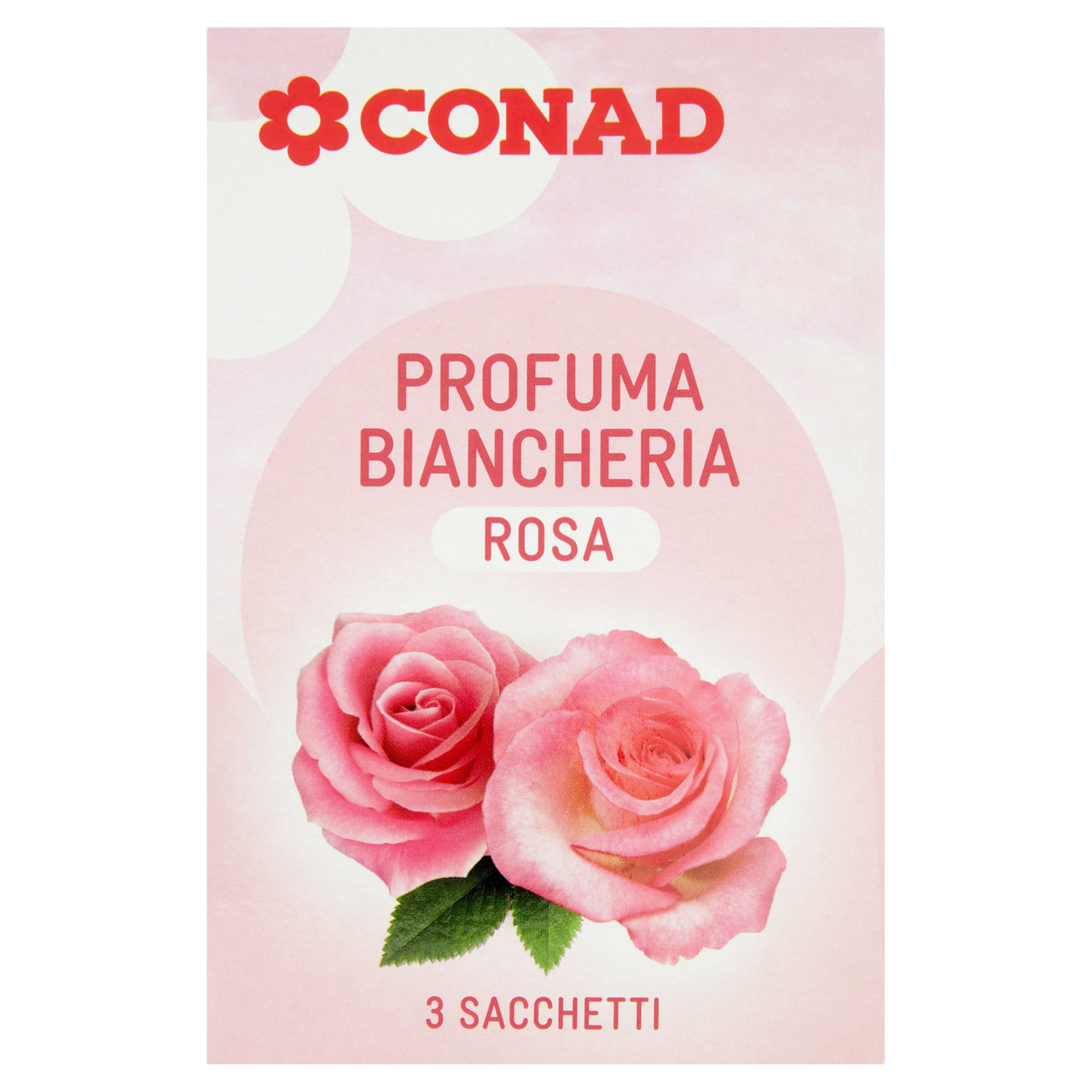 CONAD Profuma Biancheria Rosa 3 Sacchetti