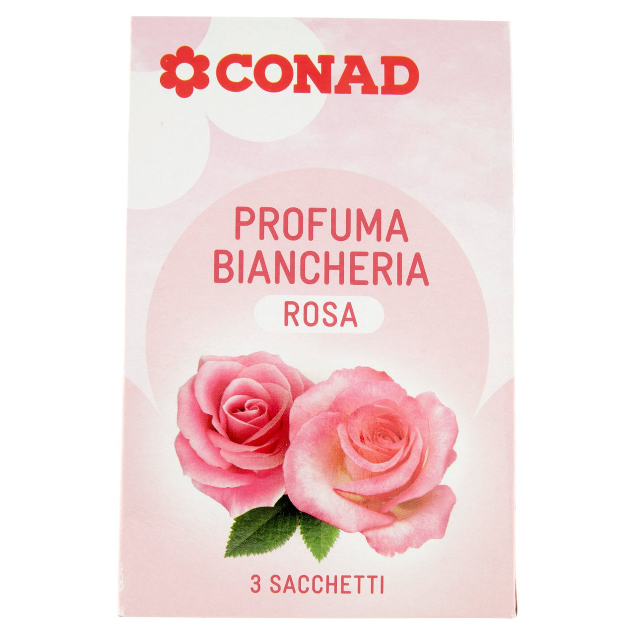 CONAD Profuma Biancheria Rosa 3 Sacchetti