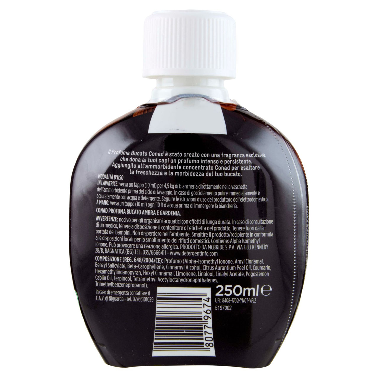 CONAD Profuma Bucato Ambra e Gardenia 250 ml