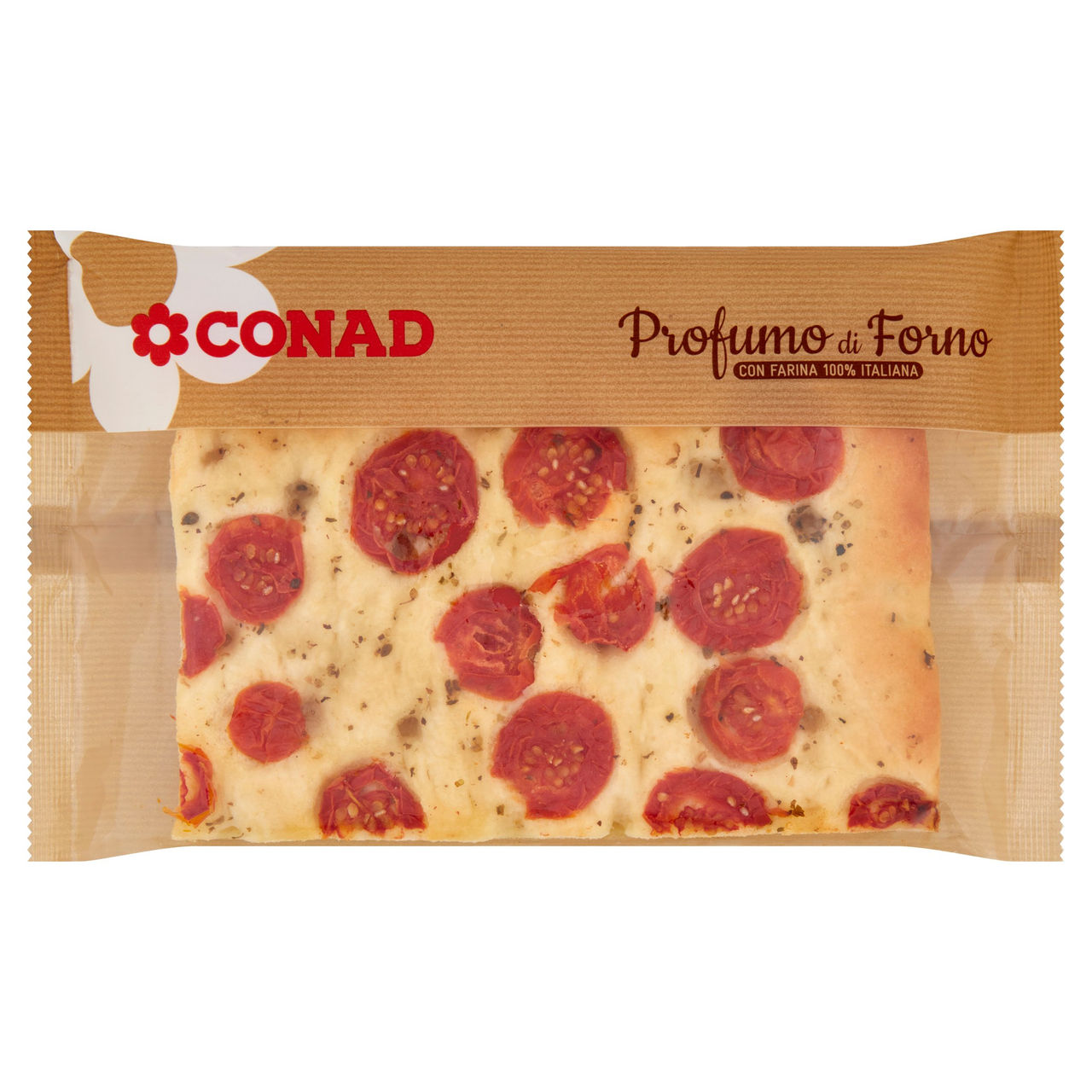 CONAD Profumo di Forno Focaccia alla genovese con Pomodorini 170 g