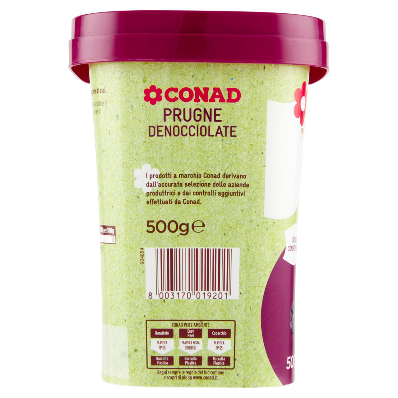 Prugne Denocciolate 500 g Conad in vendita online