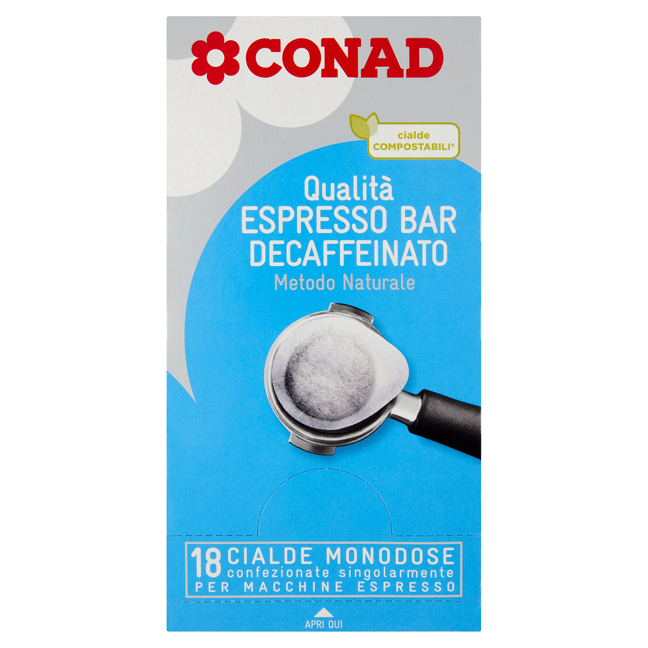 Espresso Bar Deca 18 Cialde Monodose 125 g Conad