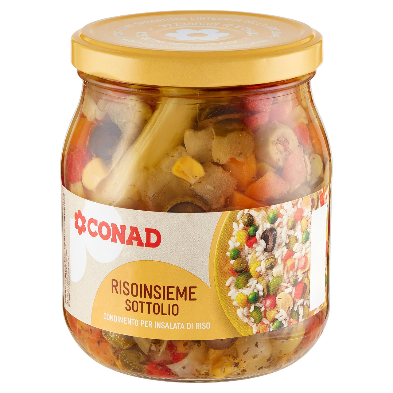 CONAD Risoinsieme Sottolio Condimento per Insalata di Riso 530 g