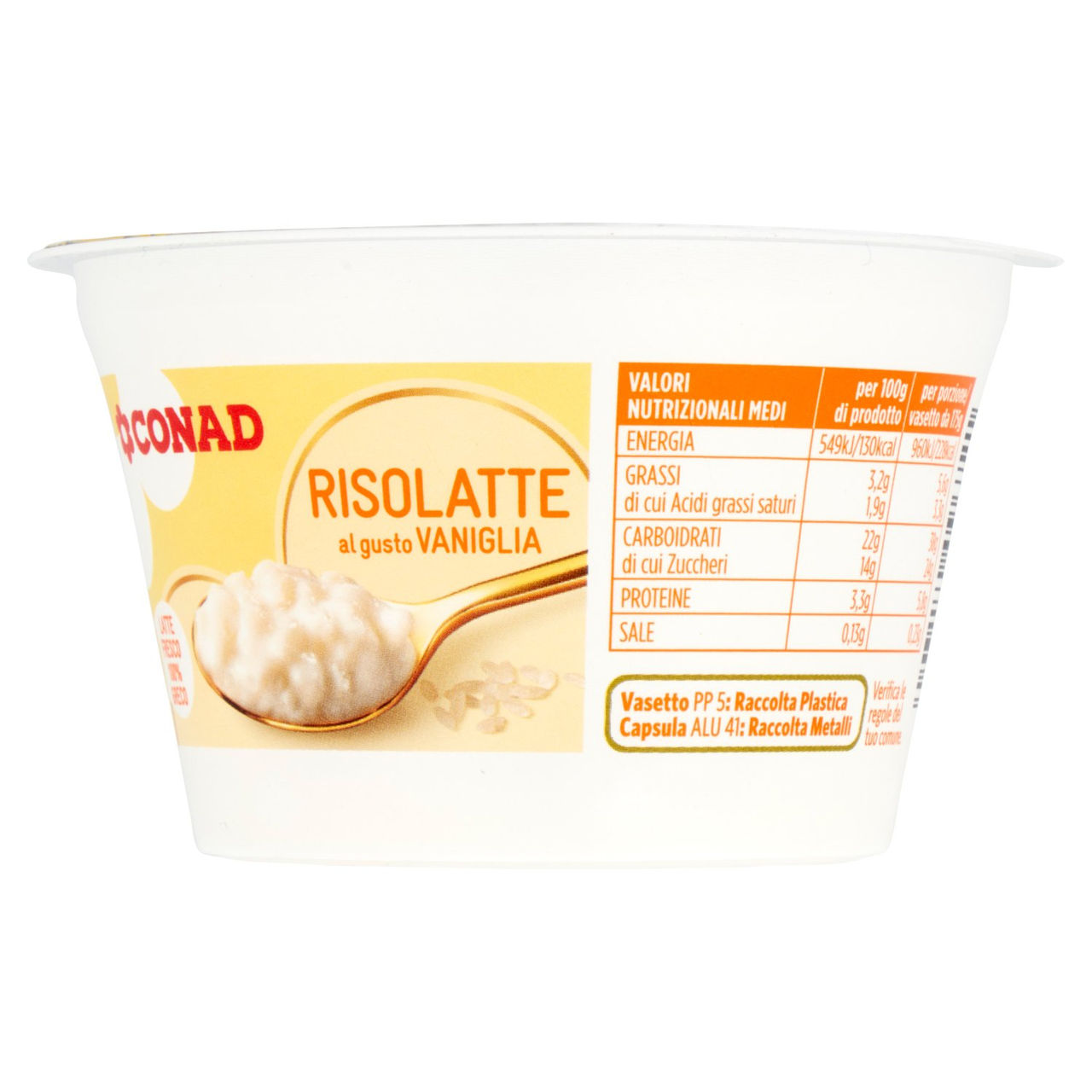 CONAD Risolatte al gusto Vaniglia 175 g