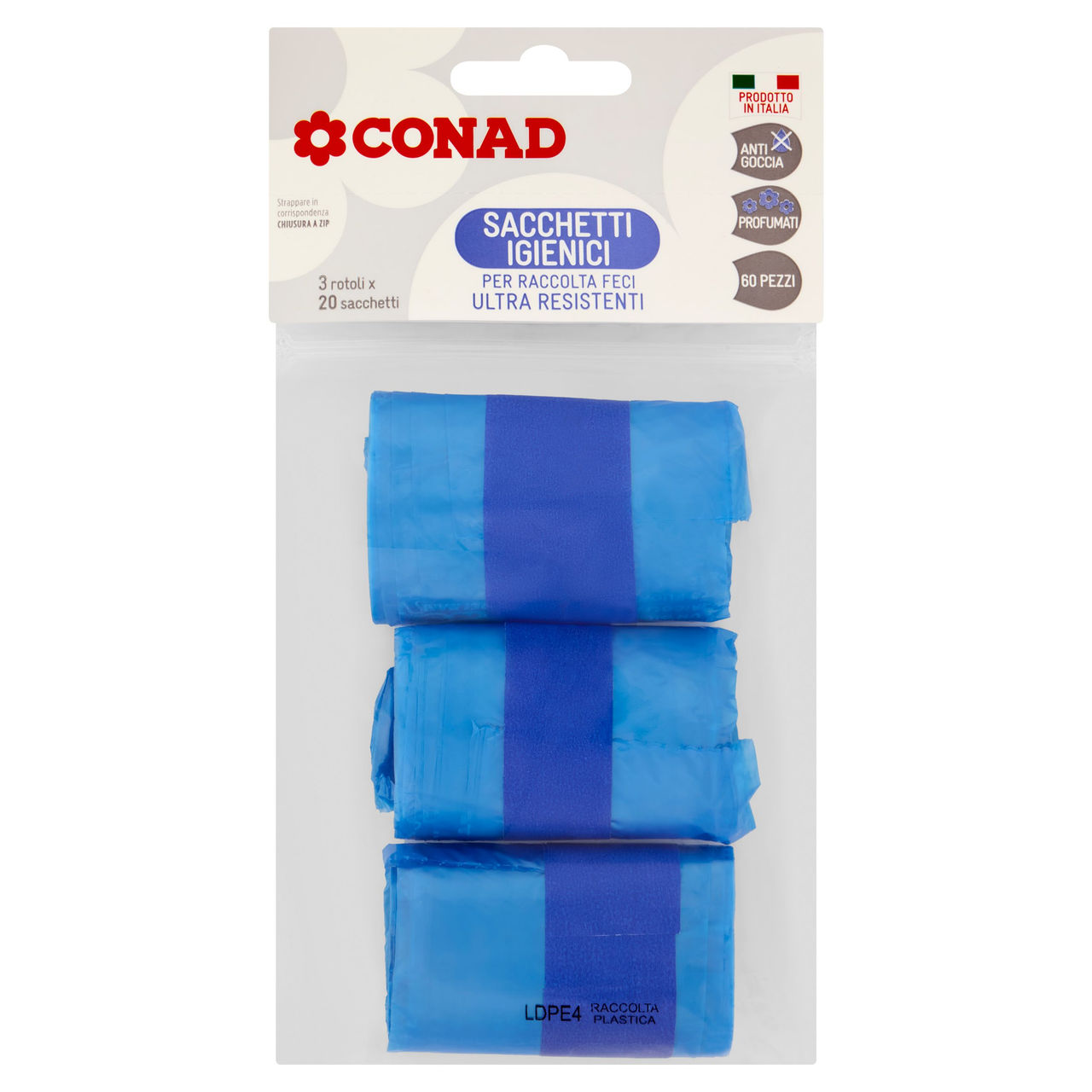 Sacchetti Igienici per Raccolta Feci Conad