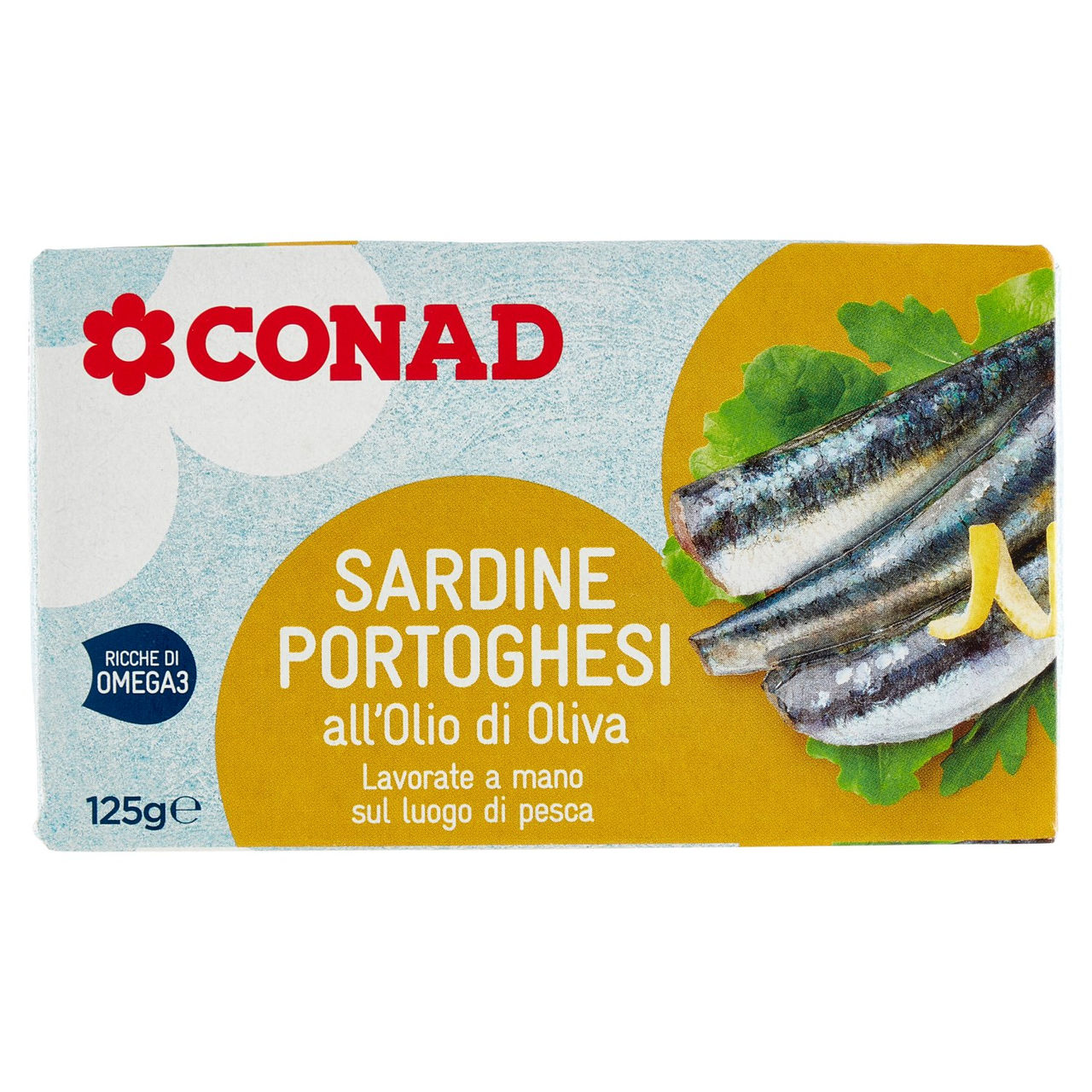 Sardine Portoghesi all'Olio di Oliva 125g Conad