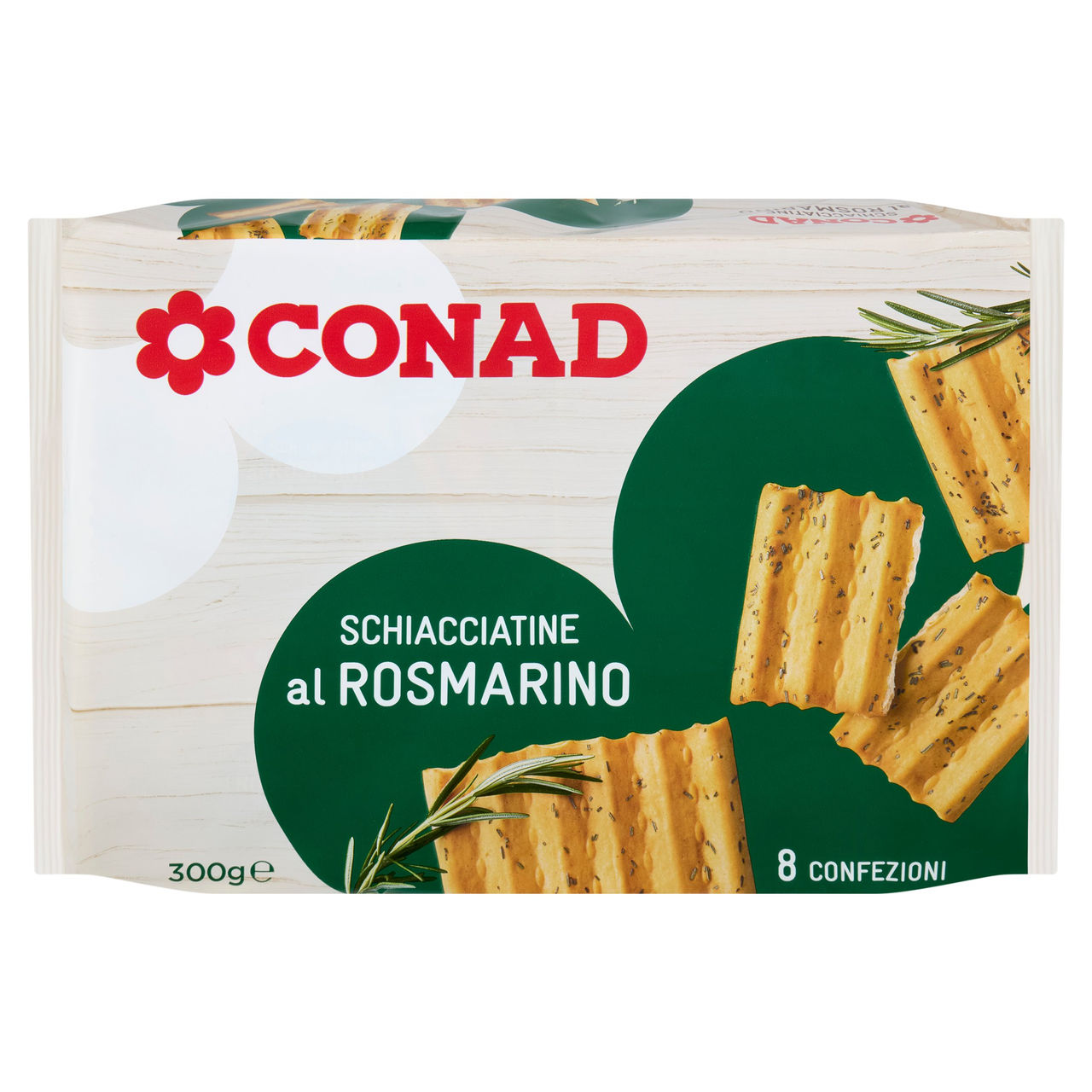 Schiacciatine al Rosmarino 8 x 37,5 g Conad online