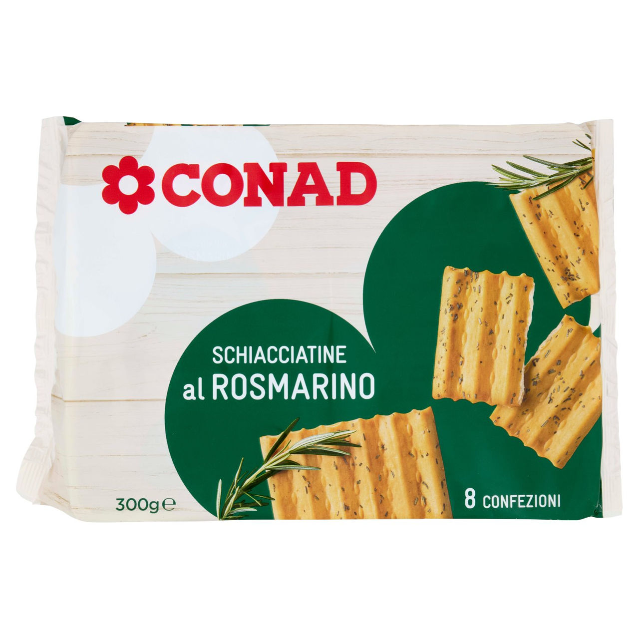 Schiacciatine al Rosmarino 8 x 37,5 g Conad online