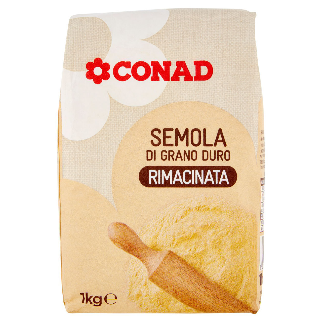 Semola Di Grano Duro Rimacinata 1 Kg Conad Conad 6622