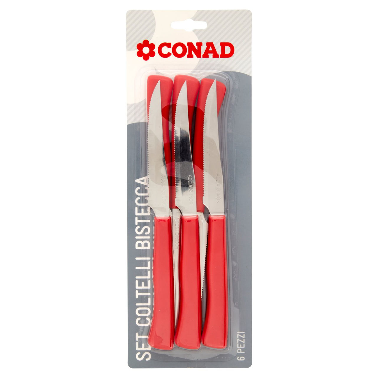 CONAD Set Coltelli Bistecca 6 pz