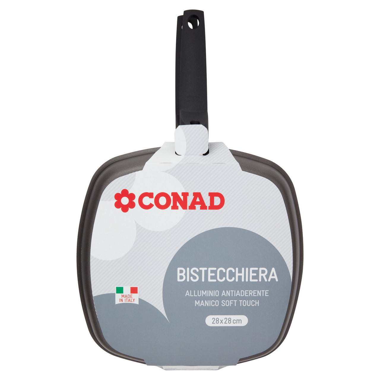 CONAD Set Saltapasta Ø 28 cm Bistecchiera 28x28 cm
